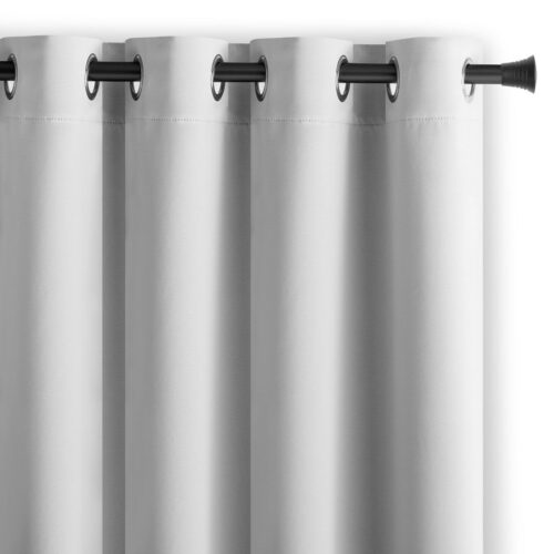 Sötétítő függöny BLACKOUT fehér ezüst lesötétítő 140x245 AmeliaHome