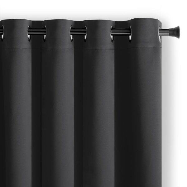 Sötétítő függöny BLACKOUT fekete ezüst lesötétítő 140x270 AmeliaHome