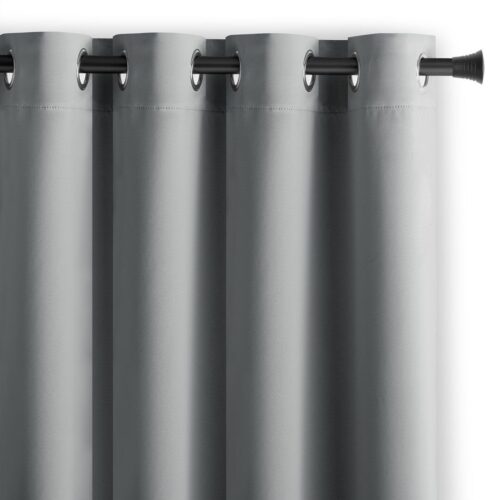 Sötétítő függöny BLACKOUT szürke ezüst lesötétítő 140x245 AmeliaHome