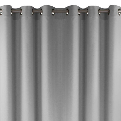 Sötétítő függöny CARMENA szürke ezüst ezüst fém fonott 150x225 HOMEDE