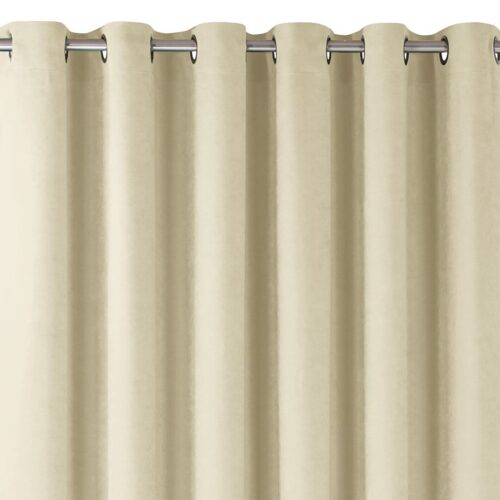 Sötétítő függöny MILANA bézs ezüst ezüst fém zsenília 220x245 HOMEDE