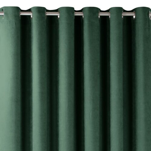 Sötétítő függöny MILANA üvegzöld ezüst ezüst fém zsenília 140x245 HOMEDE