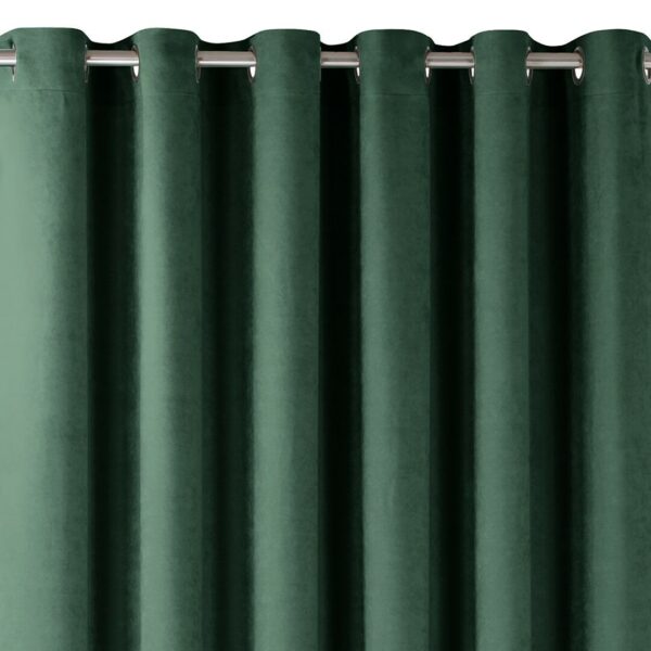 Sötétítő függöny MILANA üvegzöld ezüst ezüst fém zsenília 140x245 HOMEDE