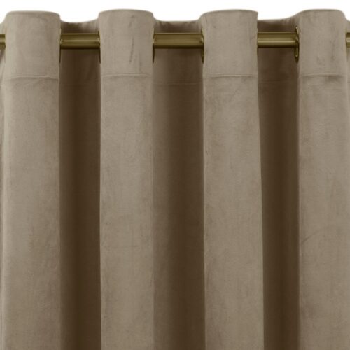 Sötétítő függöny VILA bézs arany arany fém bársony 135x300 HOMEDE
