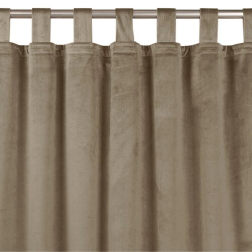 Sötétítő függöny VILA bézs pántok 10 cm bársony 135x300 HOMEDE
