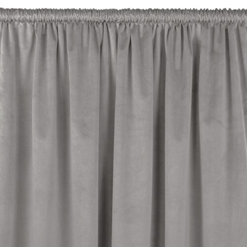 Sötétítő függöny VILA szürke bújtató 5 cm bársony 135x300 HOMEDE
