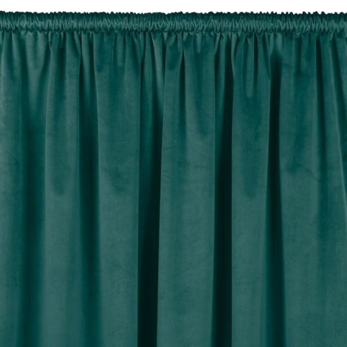 Sötétítő függöny VILA tengerzöld bújtató 5 cm bársony 135x245 HOMEDE