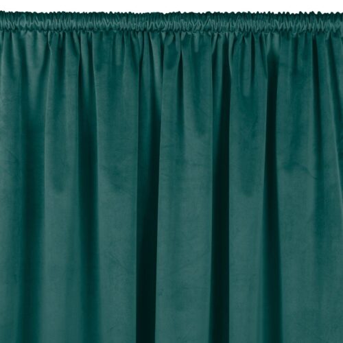 Sötétítő függöny VILA tengerzöld bújtató 5 cm bársony 135x300 HOMEDE