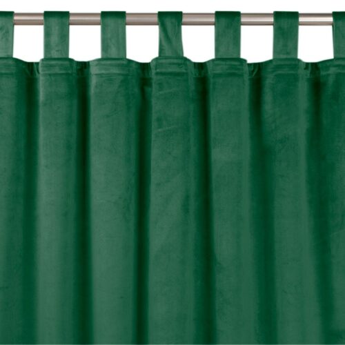 Sötétítő függöny VILA üvegzöld pántok 10 cm bársony 265x270 HOMEDE