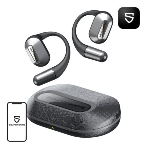 Soundpeats HearFit Bluetooth Fülhallgató Headset - Fekete (HEARFIT)