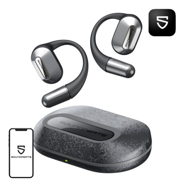Soundpeats HearFit Bluetooth Fülhallgató Headset - Fekete (HEARFIT)