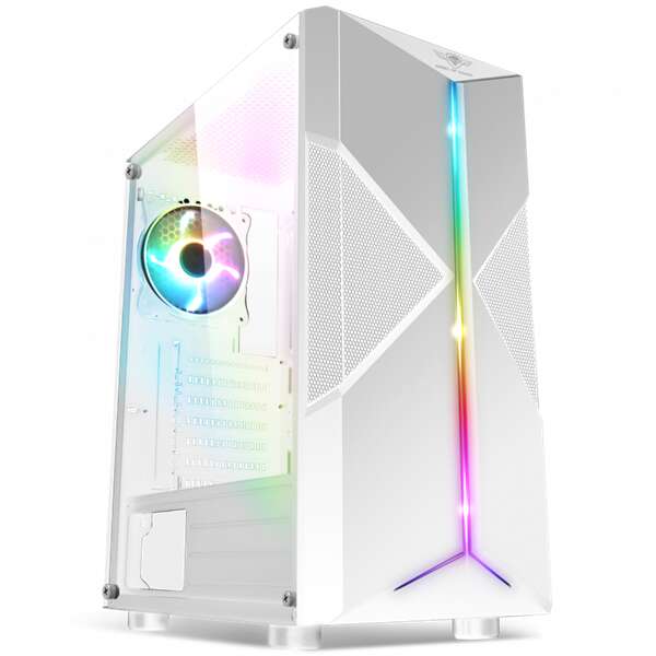 Spirit of Gamer Számítógépház - CLONE 3 White (fekete