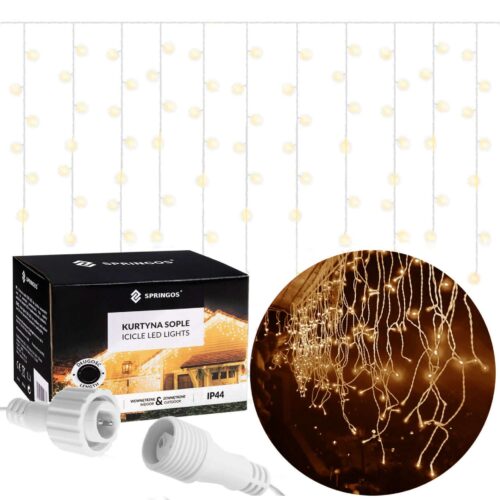 Springos Fényfüggöny 300 led füzér