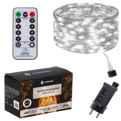 Springos karácsonyfa fények 480 led