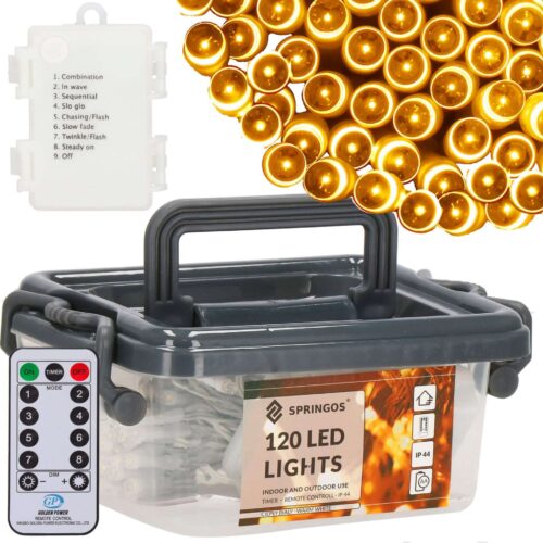 Springos karácsonyi égők 120 led