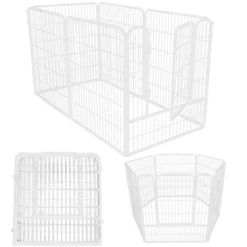 Springos összecsukható Kennel 184x94x100cm - Fehér