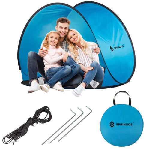 Springos pop up strandsátor UV védelemmel 150x120cm