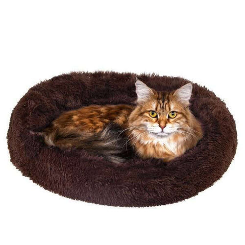 Springos puha Kutya- és Macska fekhely 60cm - Barna