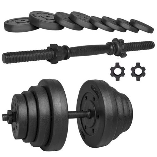 Springos Súlyzó készlet 1x20kg - Fekete