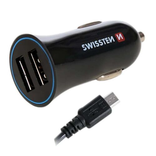 Swissten Autós Töltő - 2 USB