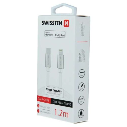 Swissten USB-C/Lightning Adatkábel - 1