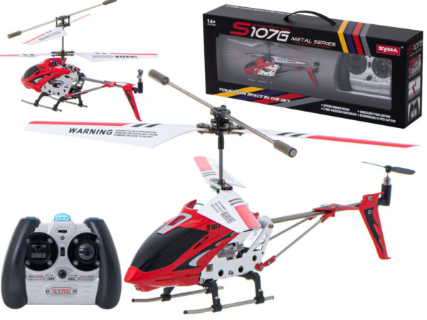 Syma S107g Piros Távirányítós Helikopter