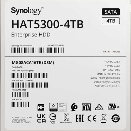Synology HAT5300-4T SATA 3