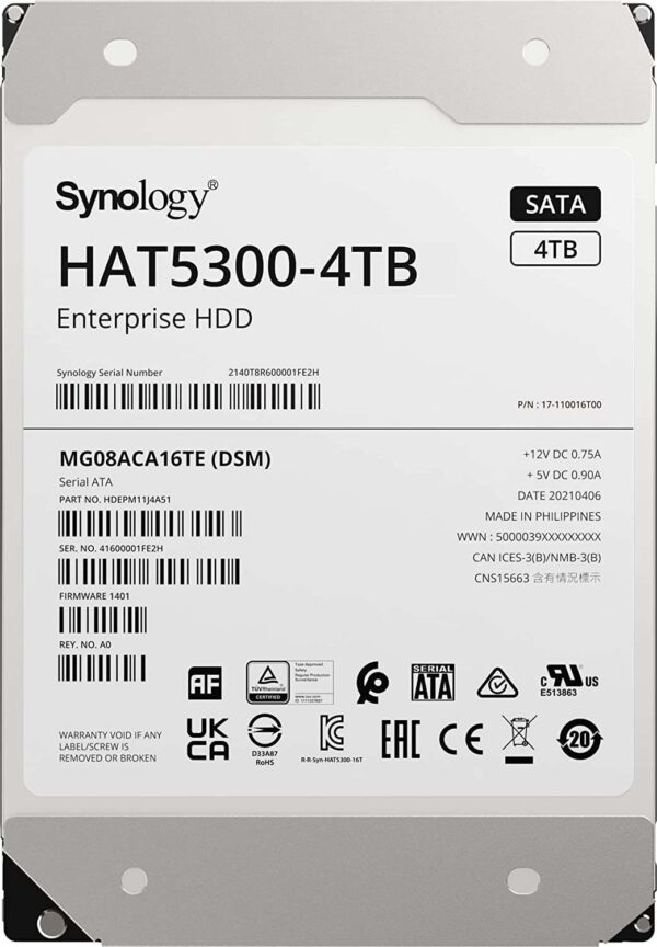 Synology HAT5300-4T SATA 3