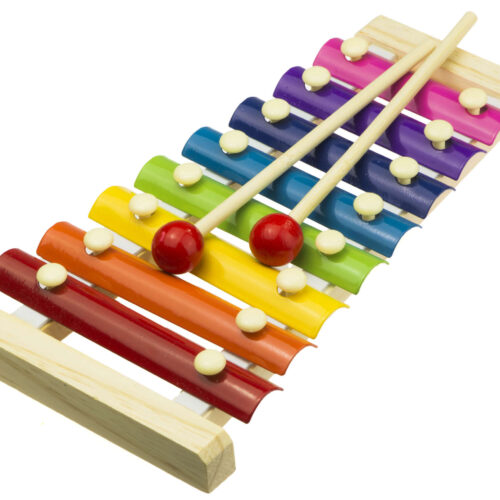 Színes oktatási fa dulcimer