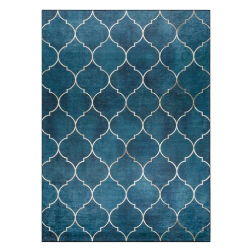 Szőnyeg ARLEN CLOVER indigókék glamour modern 80x150