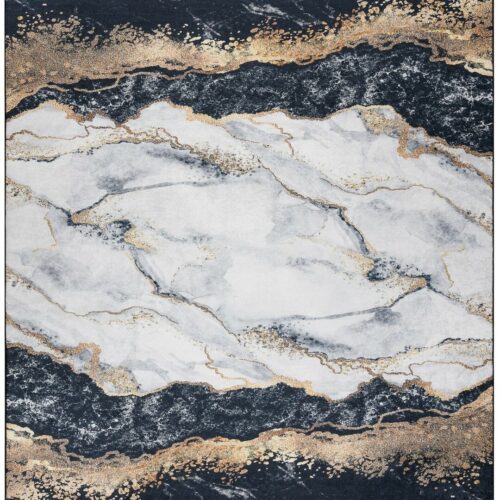 Szőnyeg ARLEN MARBLE1 fekete glamour glamour 160x220