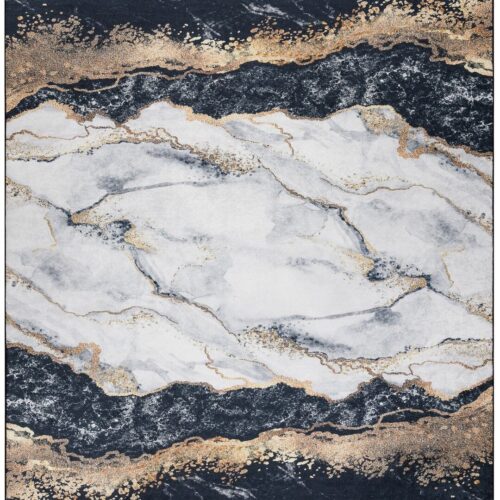 Szőnyeg ARLEN MARBLE1 fekete glamour glamour 80x150