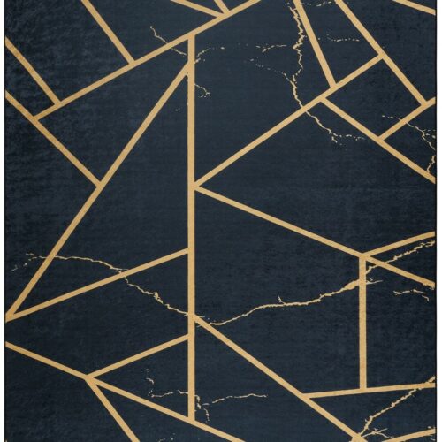 Szőnyeg ARLEN MARBLE2 fekete glamour glamour 80x150