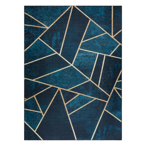 Szőnyeg ARLEN MOSAIC sötétkék geometrikus glamour 80x150