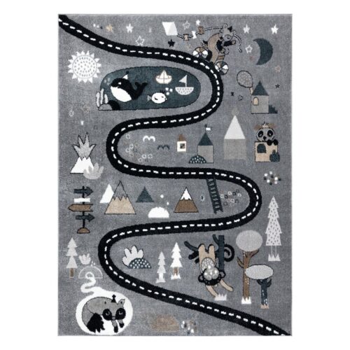 Szőnyeg BEO ROUTE szürke 120x170