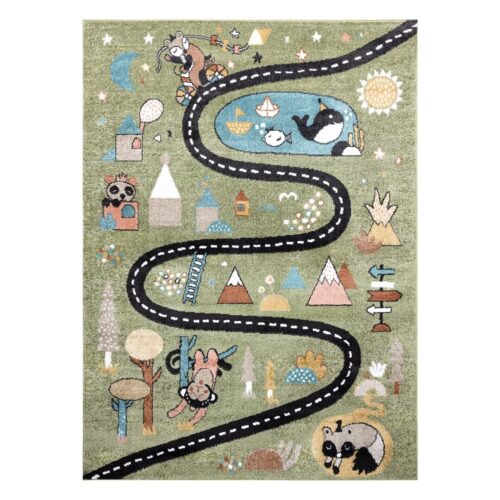 Szőnyeg BEO ROUTE zöld 160x220