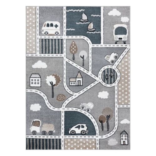 Szőnyeg BEO STRADE szürke 80x150