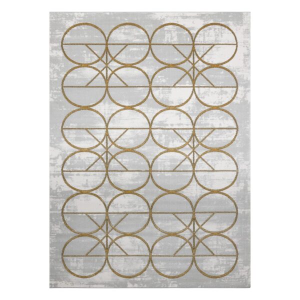 Szőnyeg ESTEMA CIRCLES krémű 140x190