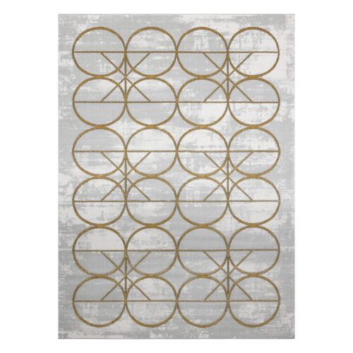 Szőnyeg ESTEMA CIRCLES krémű 80x150