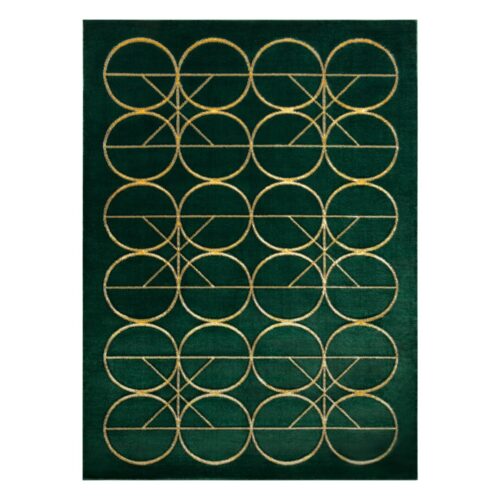 Szőnyeg ESTEMA CIRCLES üvegzöld 80x150
