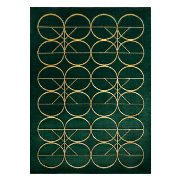 Szőnyeg ESTEMA CIRCLES üvegzöld 80x150