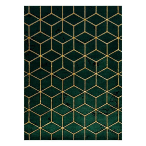 Szőnyeg ESTEMA CUBES üvegzöld 80x150