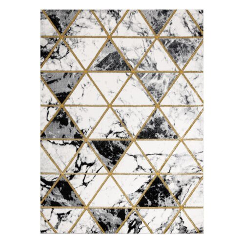 Szőnyeg ESTEMA MARBLETRIANGLES fekete 140x190