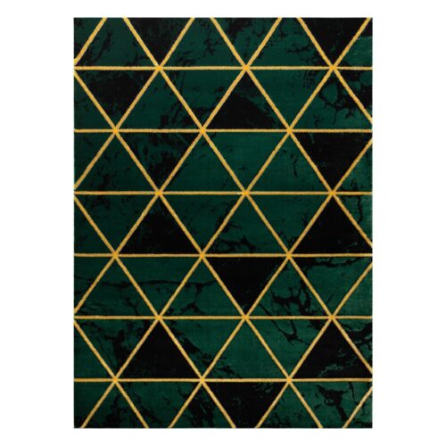 Szőnyeg ESTEMA MARBLETRIANGLES üvegzöld 140x190