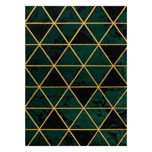 Szőnyeg ESTEMA MARBLETRIANGLES üvegzöld 140x190