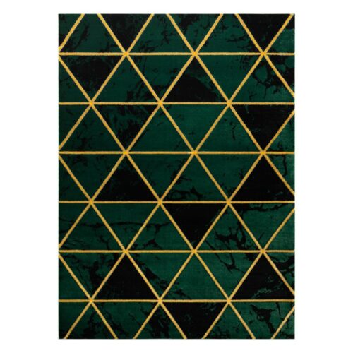 Szőnyeg ESTEMA MARBLETRIANGLES üvegzöld 80x150