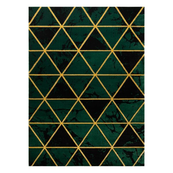 Szőnyeg ESTEMA MARBLETRIANGLES üvegzöld 80x150