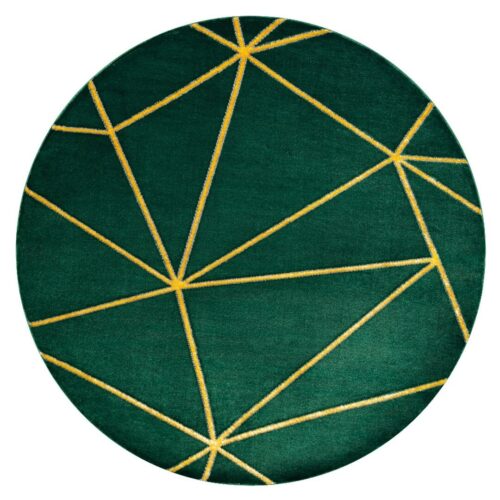Szőnyeg kerek ESTEMA GEOMETRIC üvegzöld r120