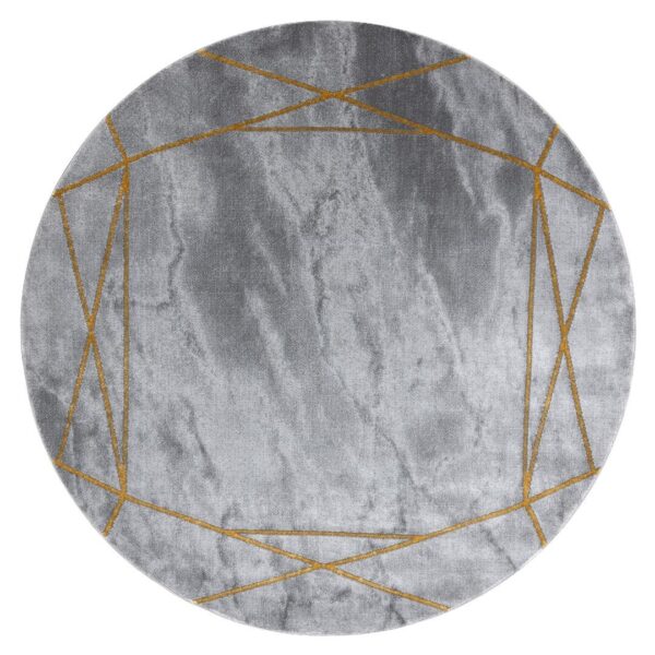 Szőnyeg kerek ESTEMA MARBLE 2 szürke r120