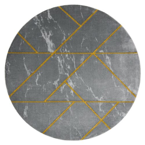 Szőnyeg kerek ESTEMA MARBLEGEO grafitszürke r160